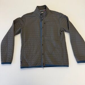 Men's Dark Gray Windzip Jacket - Large EUC